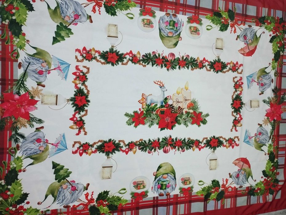 Скатерть новогодняя