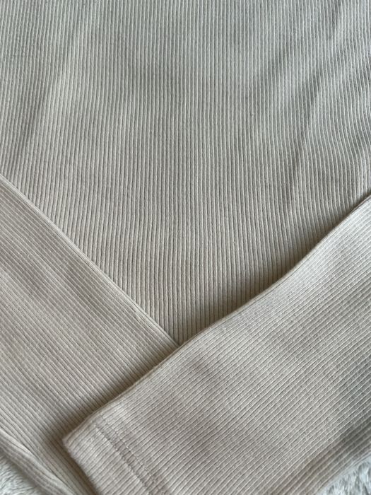 Top Maneca Lunga Bej