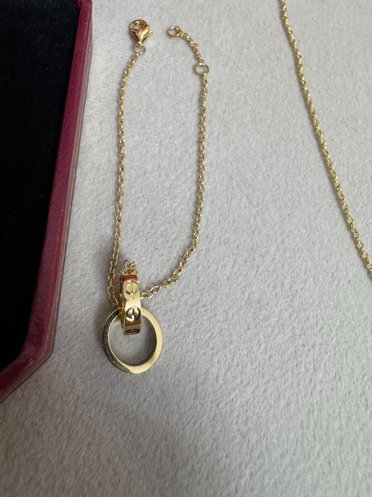 Cartier-Дамски комплект оригинални чисто нови гривна и колие