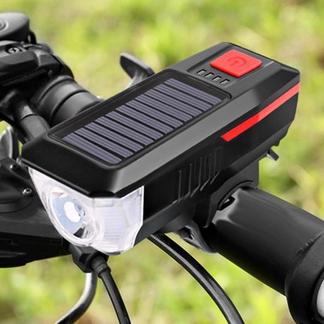 Lanterna cu incarcare solara pentru bicicleta/trotineta