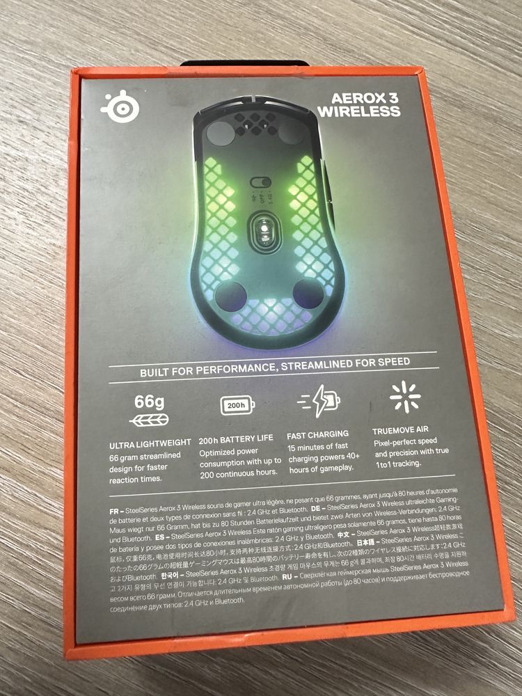 Mouse steelseries aerox3 wireless