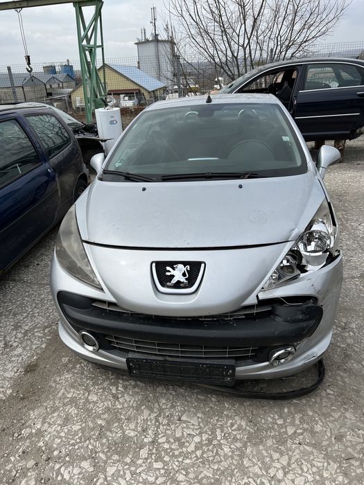Peugeot 207 cc 1,6 HDI, Пежо 207 2009, За части кабриолет Пежо