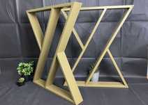 Picioare metalice model ZZ (masa bucatarie, living, terasa, birou)