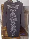 rochie Orsay,model baroc argintiu, S/M