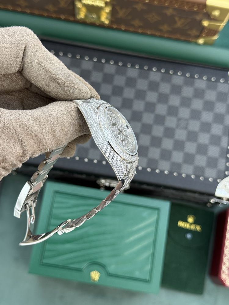 Rolex Date-Just 41 Index Ice Out