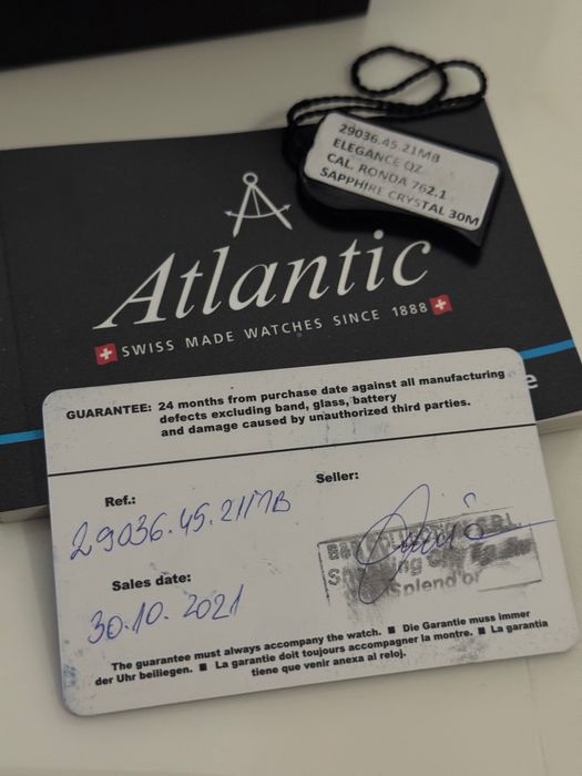 Ceas Atlantic Worldmaster Art Secondhand