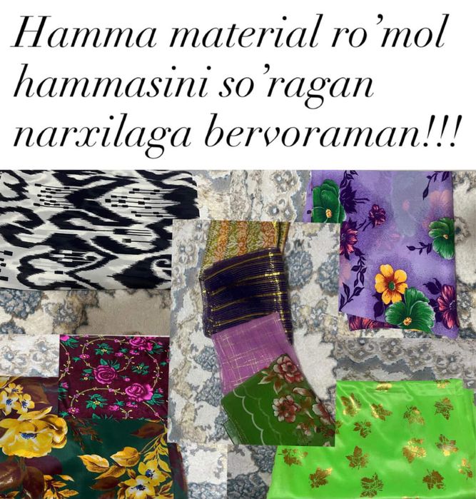 Eski kiyimlar sotiladi