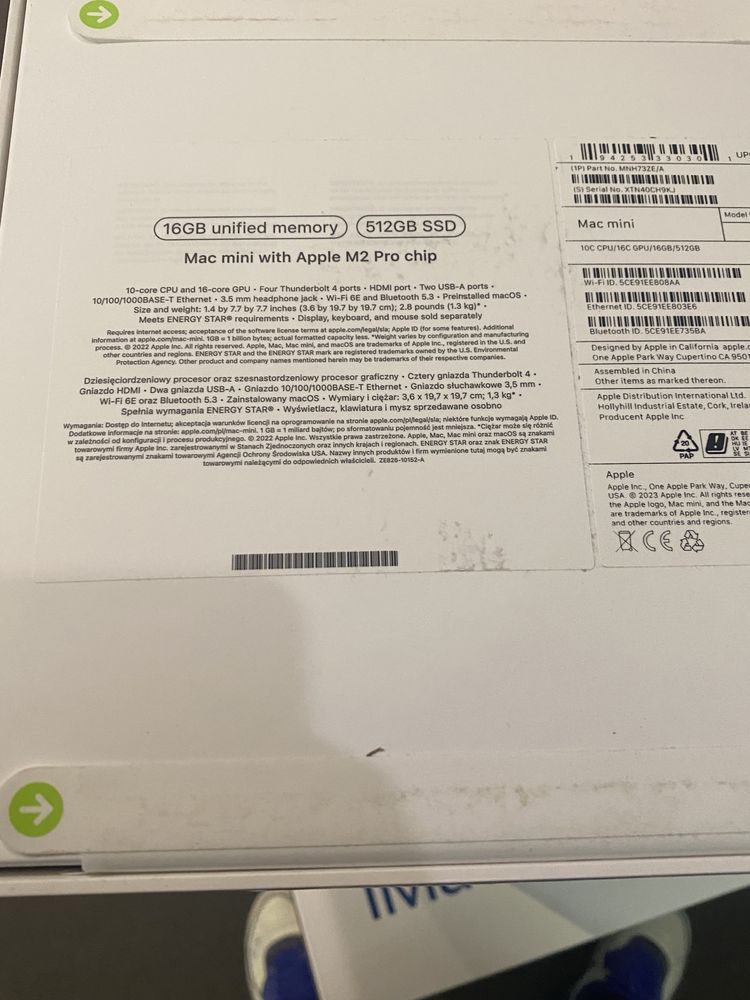 Ново Mac mini M2 Pro 16GB 512GB Гаранция