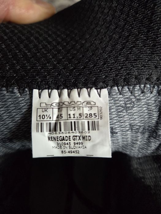 Ghete Lowa renegade gtx