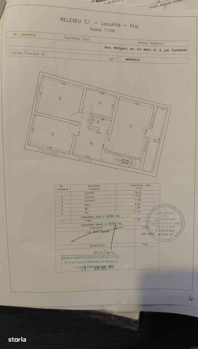 Casă P+1 cu anexe – 3 apartamente, teren 493 mp – zona Școala 1