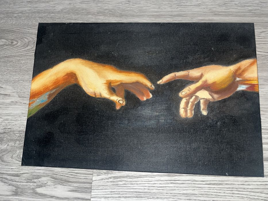 рисунки акрилом хи