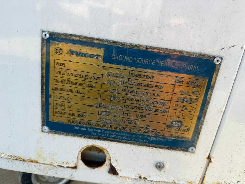 Pompa de caldura sol-apa VICOT 30-kw