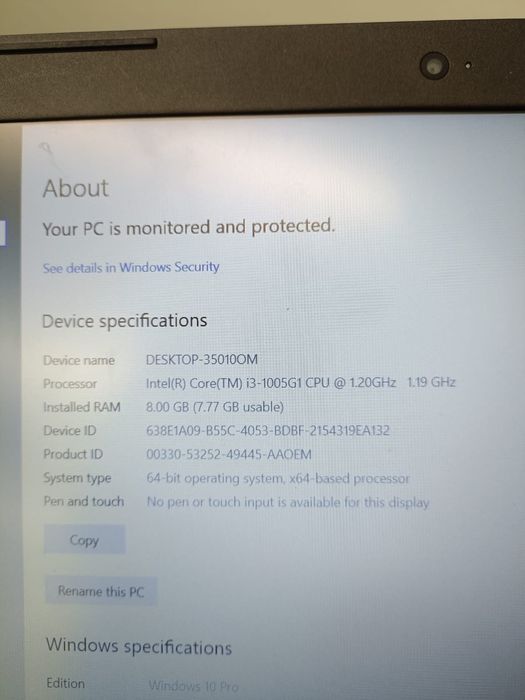 Dell Vostro 15 3000 Amanet BKG