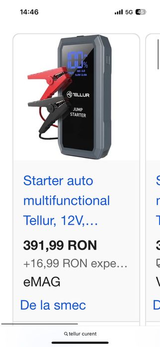 Starter auto tellur la cutie