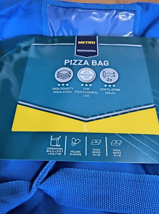 Термо чанта транспортиране на пица и топла храна