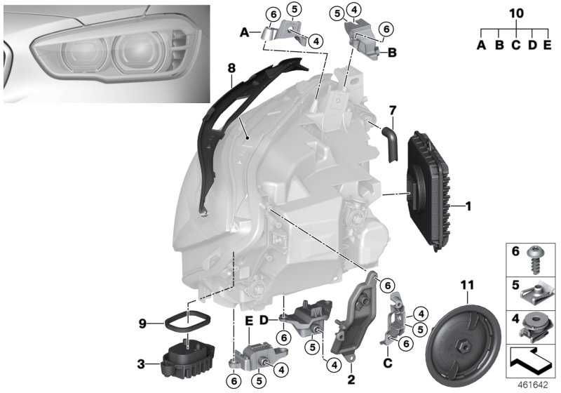 Модул за мигач BMW X5 F15, X6 F16, USA Американска версия