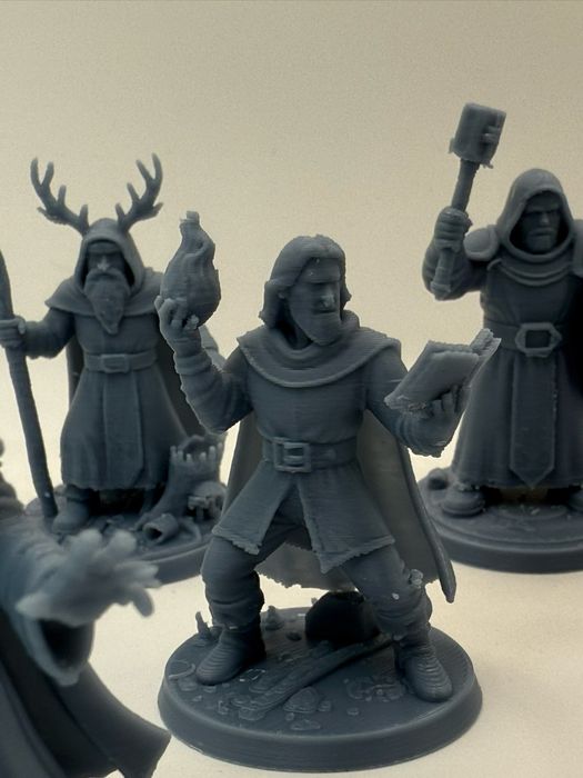 Сет от 7 бр. 3D Фигурки за D&D Dungeons and Dragons- Герои и Класове!