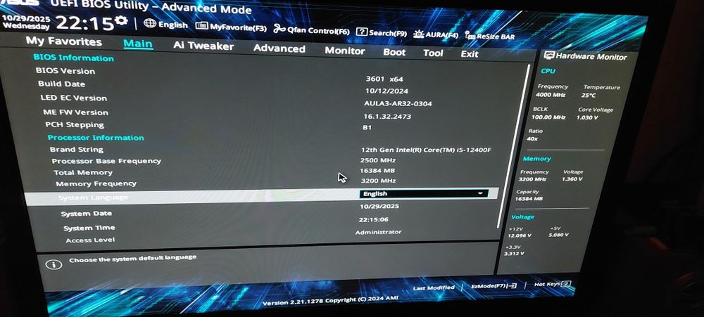 Placa de baza ASUS B660M-A wifi d4