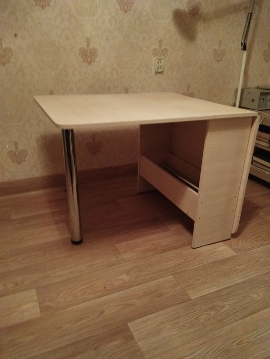 Стол раскладной тумба
