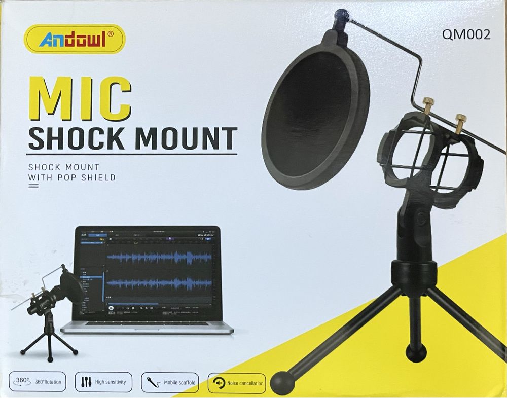 Suport microfon de masă shock mount