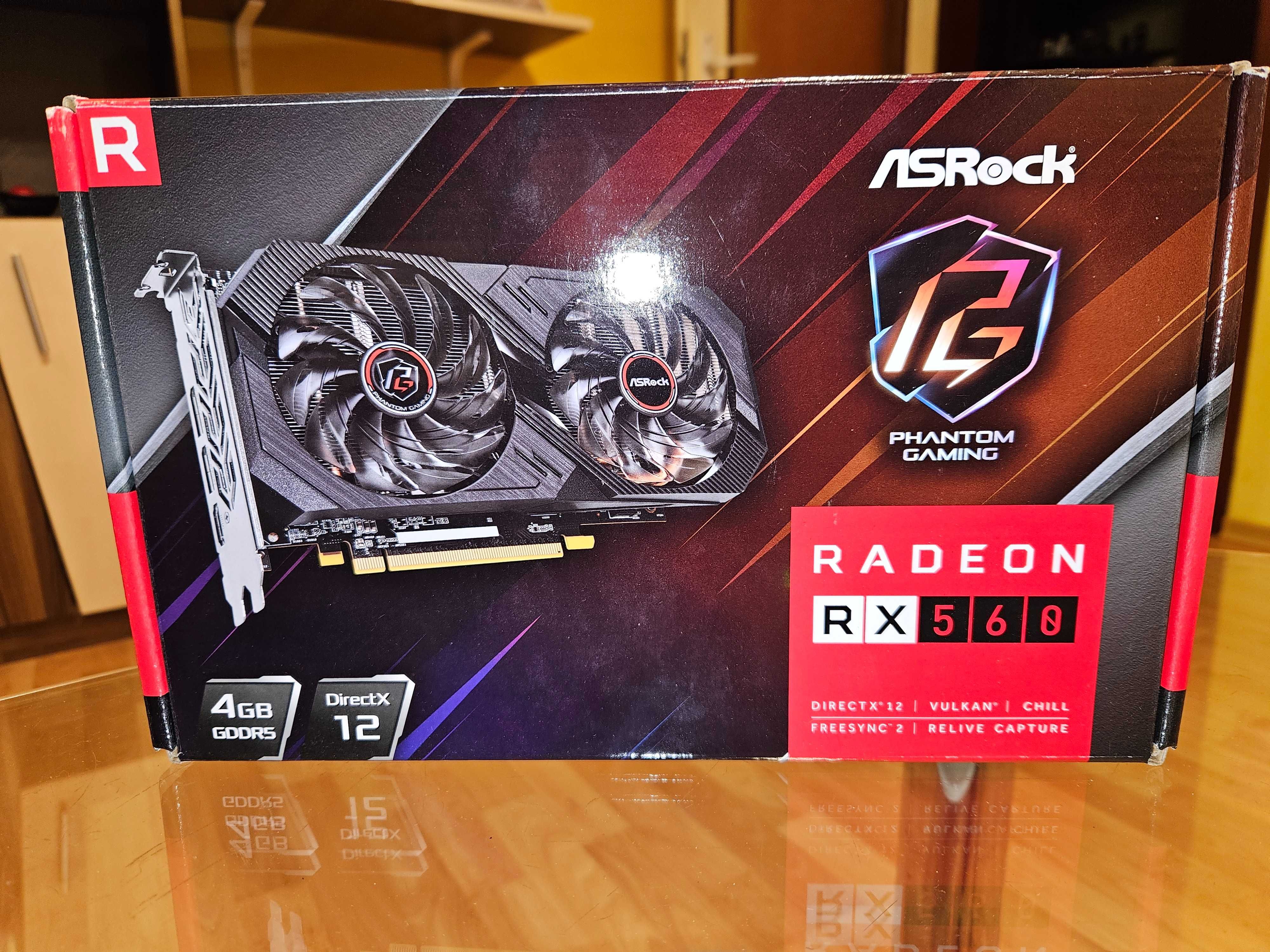 Видеокарта Radeon RX560 Phantom Gaming Elite 4GB