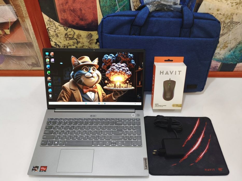 Thinkbook Ryzen 7-5 SSD512GB ОЗУ16ГБ Ноутбук Мощный Ультрабук Lenovo