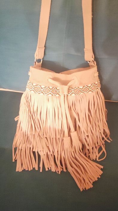 Дамска чанта естествена кожа -Pieces