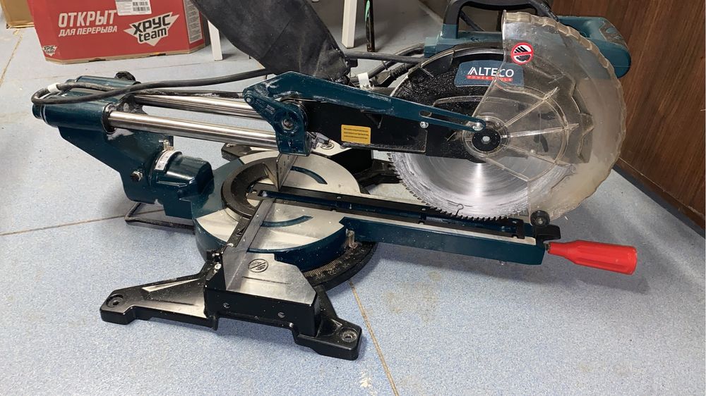 Аренда торцовки торцевой пилы ‘углореза’ есть доставка до клиента