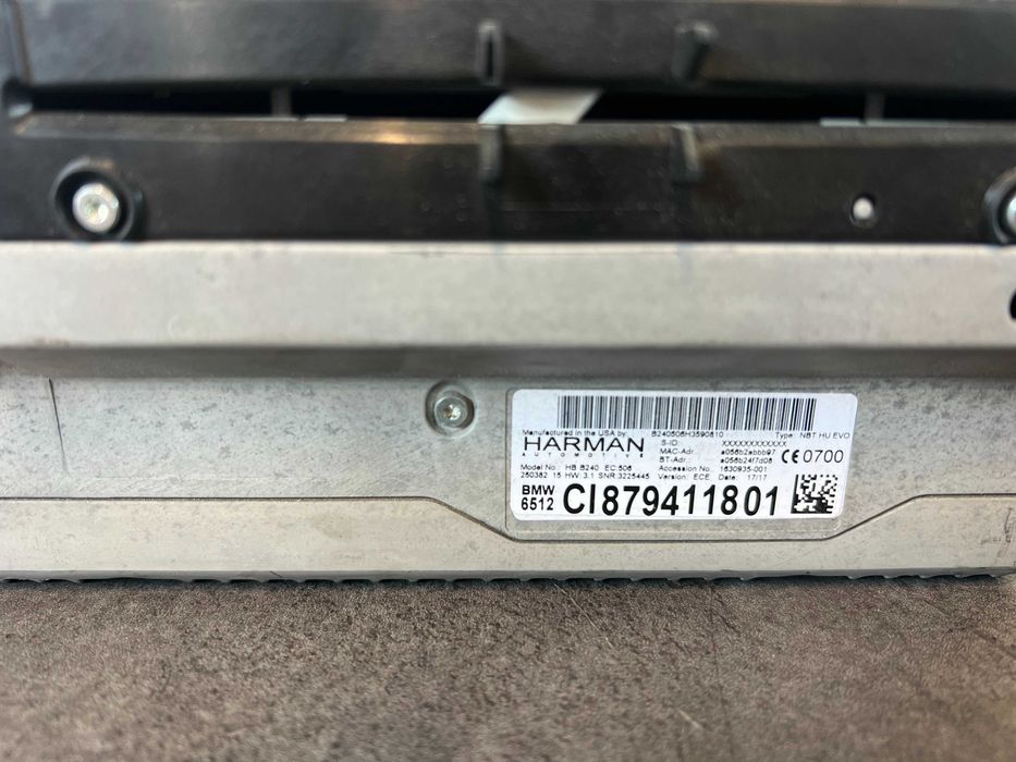 Navigație Completa NBT EVO BMW X3 F25, X4 F26