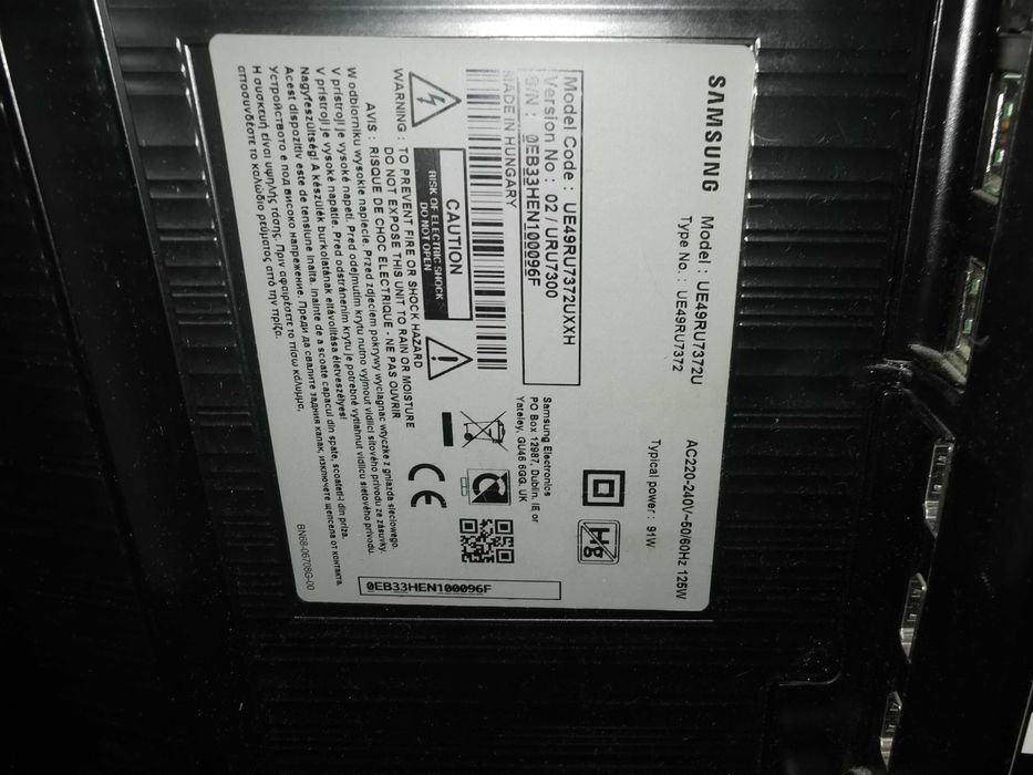Спешно Телевизор Samsung 49RU7372, 49"  Curved LED Smart TV, DVB-T2CS2