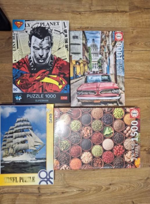 Пъзели Educa Havana и Trefl Superman