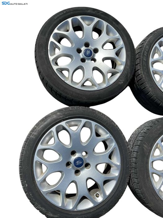 Set 4 Jante Roti Aliaj 205 50 17 R17 Ford Focus 2 2004 - 2010 Cod 8M5J-1007-AA (anvelope de iarnă 2 cu 2) [B4070]