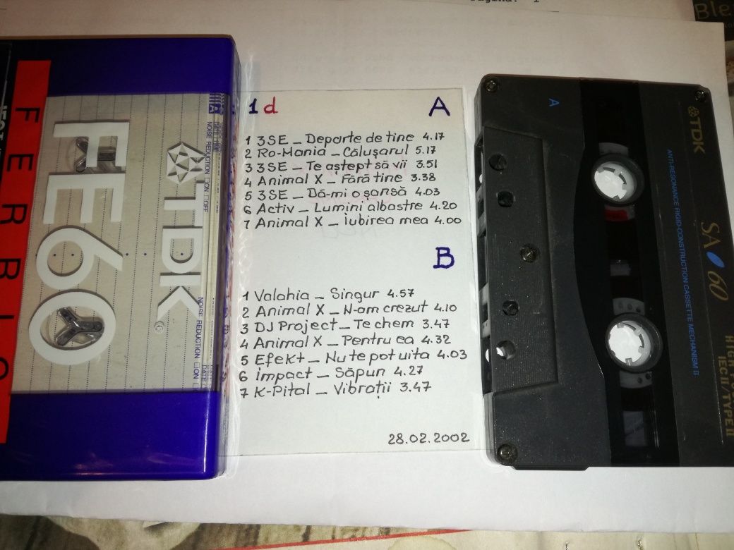 Casete audio  pt colectionari