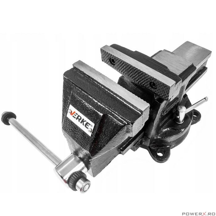 Menghina rotativa turnata, 100 mm, de banc, cu nicovala, Premium Line,