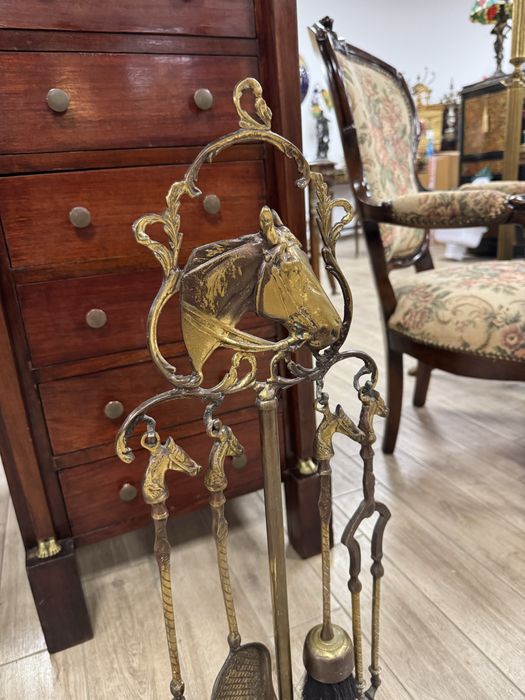 Set ustensile semineu din bronz