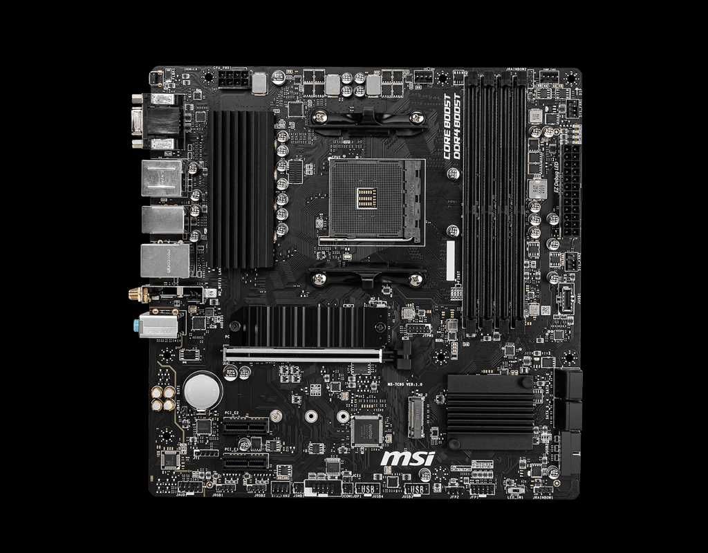 Материнская плата MSI B550M PRO-VDH WIFI AM4 4xDDR4 4xSATA3 2xM.2