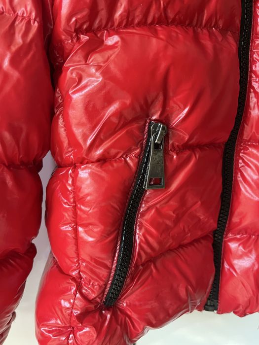 Зимно яке с качула от естествен косъм Moncler