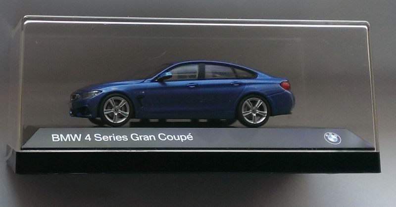 Macheta BMW seria 4 Gran Coupe (F36) Blue - Kyosho 1/43