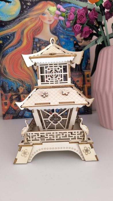 Puzzle 3D din lemn iluminate - diferite modele