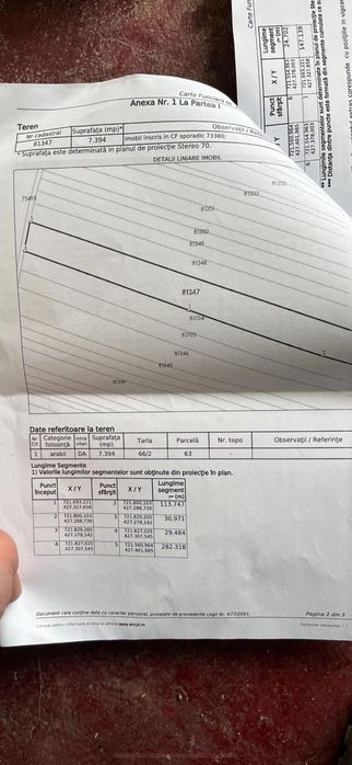 Vând teren Silistea Brăila intravilan 7400 mp