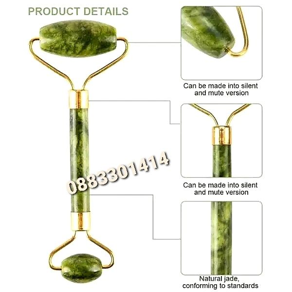 Масажор за лице и тяло Нефрит Зелен