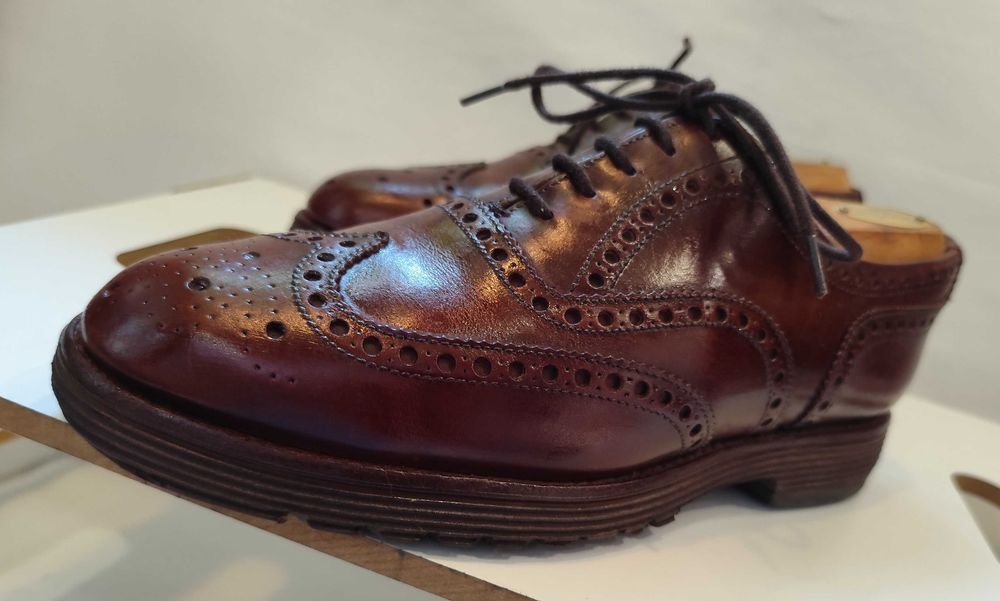 Pantofi de lux 38.5 39 lucrati manual  Crown Northampton piele natural