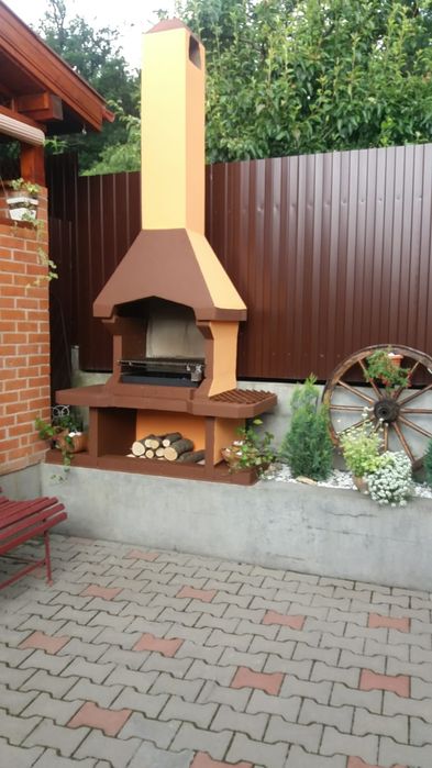 Grătare din beton armat. Grătar de gradina. Grill