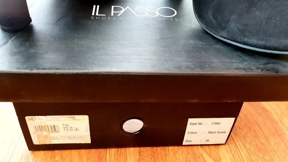 Ghete botine il passo piele masura 38