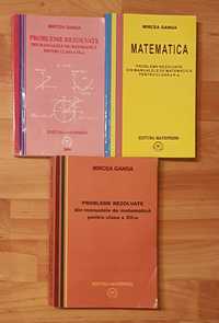 Diverse manuale si culegeri de matematica de Mircea Ganga