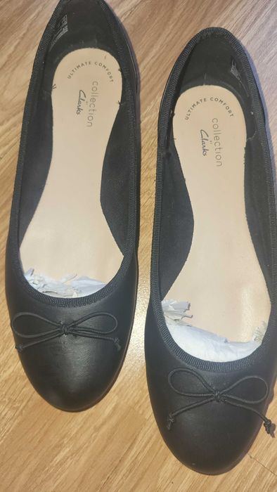 Кожени балерини Clarks