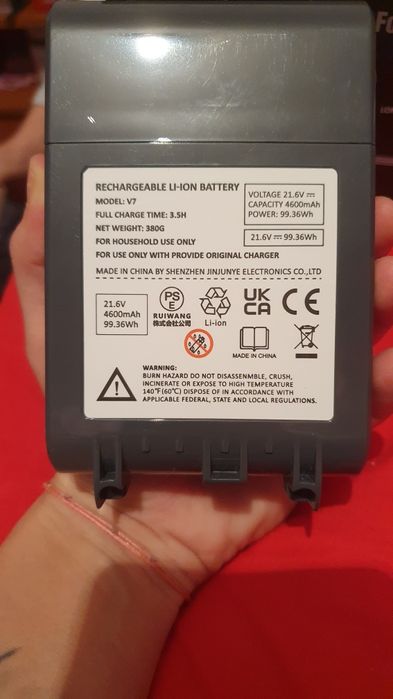 Baterie aspirator Li-ion V7