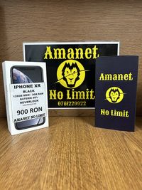 AMANET NO LIMIT: iPhone XR Black 128GB Full Box Sanatate Baterie 88% .