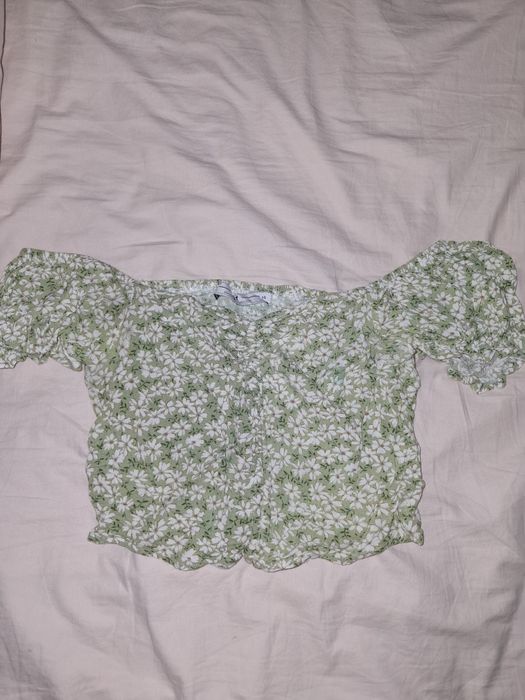 Топ с цветочным принтом