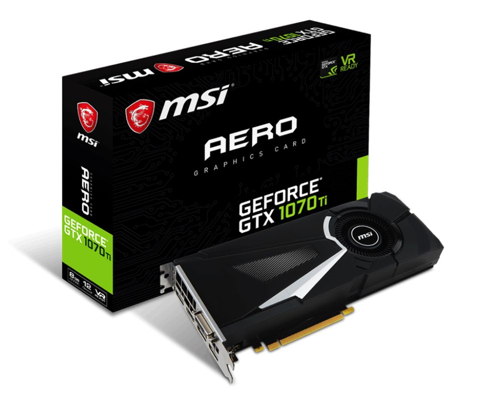 NVIDIA GTX 1070TI Msi Aero